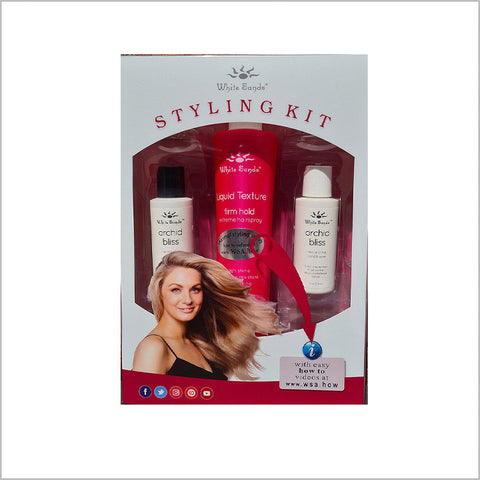 White Sands Liquid Texture Firm Hold Thermal Styling Kit